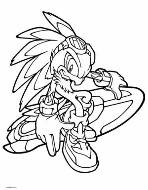 Раскраски Соник Икс  и  онлайн