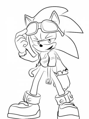 Раскраски Соник ИКС