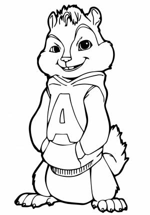 Раскраска элвин и бурундуки