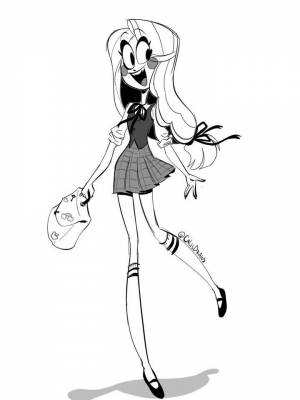 Раскраски Отель Хазбин   в формате