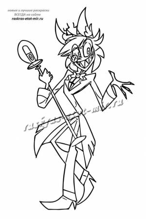 coloring-pages-hazbin-hotel-alastor