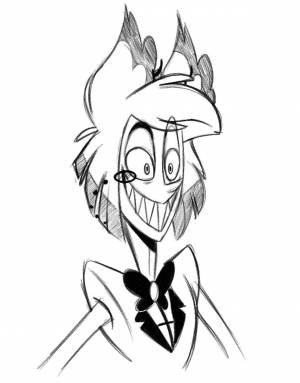 Отель Хазбин Картинки Разукрашки