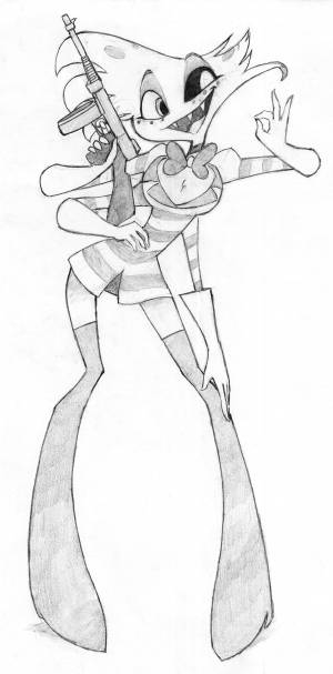 Angel Dust из Hazbin Hotel