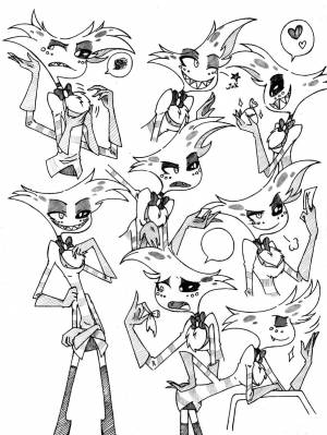 Раскраски Отель Хазбин