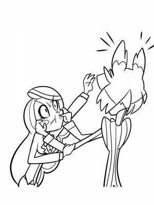 Раскраски Отель Хазбин   в формате