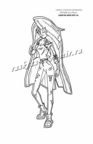 Скачать  раскраски Отель Хазбин