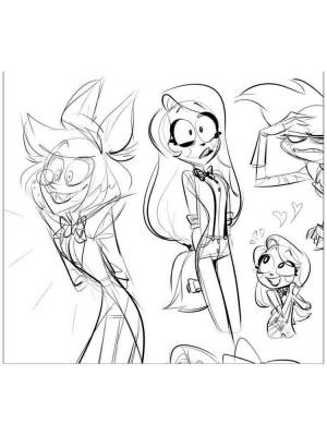 Раскраски Отель Хазбин