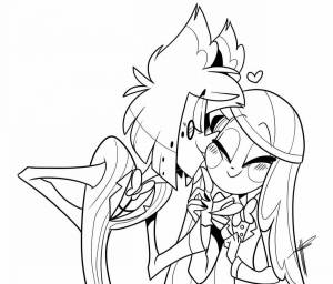 Раскраски Отель хазбин