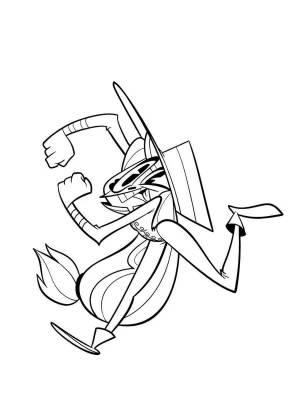 Раскраски Отель хазбин