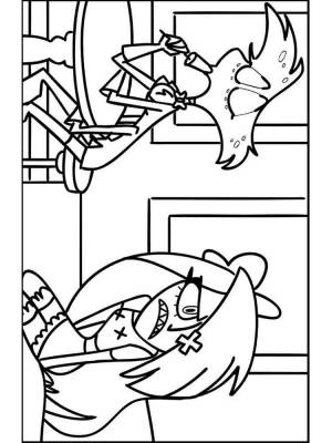 Картинки Отель Хазбин Раскраска