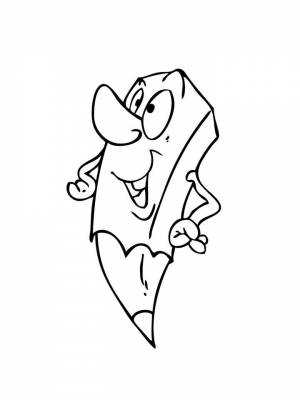 Раскраски Карандаш   в формате