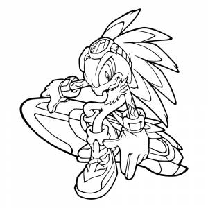 Раскраска Ястреб Джет