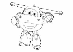 Раскраски Джетт супер крылья