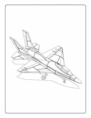 Раскраски самолеты для детей с милыми самолетами черно-белый рабочий лист