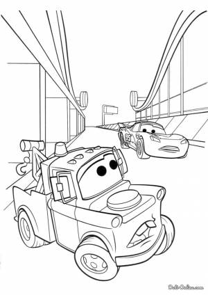 Раскраска Мэтр и МакКуин