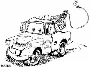 Раскраски Тачки  и  онлайн