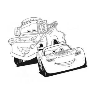 Маквин машина раскраска