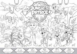 Очень большая раскраска ND Play Щенячий патруль