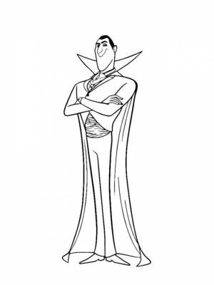 Раскраска Отель Трансильвания