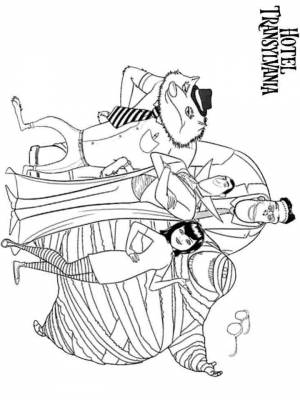 Картинка Отель Трансильвания для девочек