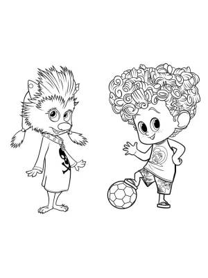 Раскраски Монстры на каникулах