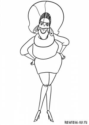 Распечатать раскраски Монстры на Каникулах 2