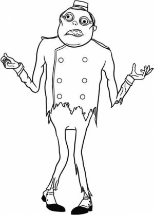 Раскраски Монстры на каникулах