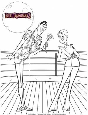 Раскраски Монстры на каникулах