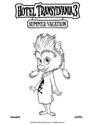 Раскраски Отель Трансильвания