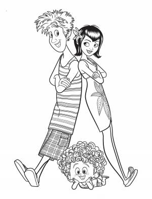 Раскраска 3 из Отель Трансильвания 3