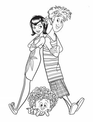 Раскраски монстры на каникулах