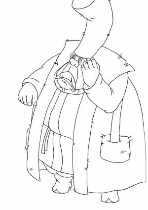 Раскраски Раскраска Персонаж из мультфильма Персонаж из мультфильма Персонаж из мультфильма