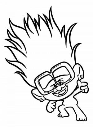 Раскраски Тролли мировой тур