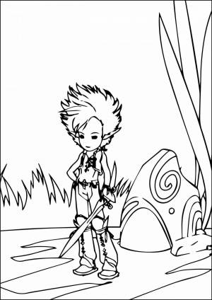 Раскраски Артур и давид