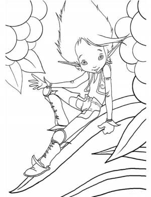 Артур и давид раскраска