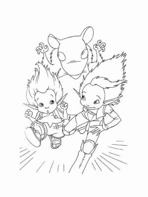 Раскраски Артур и минипуты