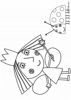 Раскраски Принцесса холли