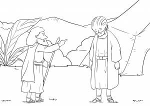 Артур и давид раскраска