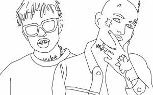 Артур и давид раскраска