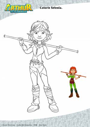 Артур и давид раскраска