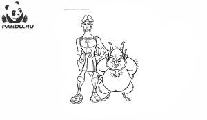 Раскраска Геркулес