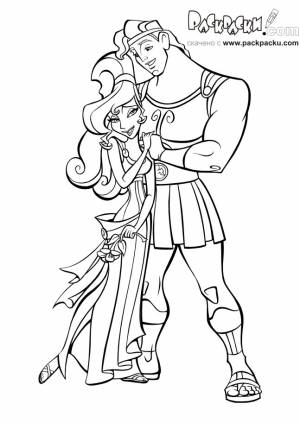 Раскраски Геркулес  и  онлайн