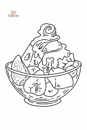 Раскраски Еда