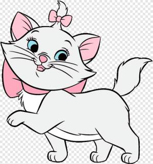 Котята и щенки Щенок Книжка-раскраска Кошка и котенок, Кошка Мари, белый, млекопитающее png