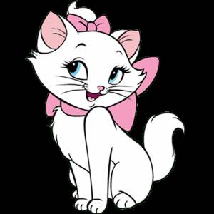 Кошечка мари раскраска