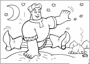 Раскраски кошечка, Раскраска Кошечка мари мультики