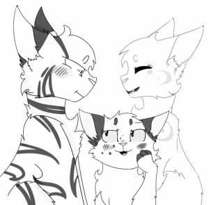 Раскраска Раскраска Арт Коты Воители