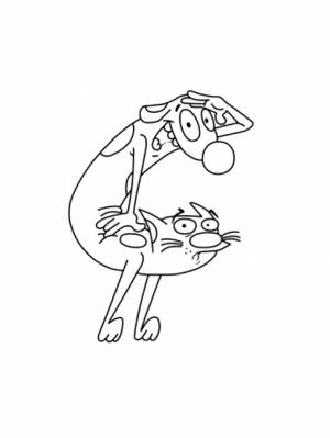 Раскраски Котопес