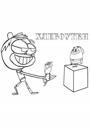 Раскраски, мультфильмы