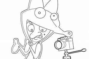 Мистер бин раскраска